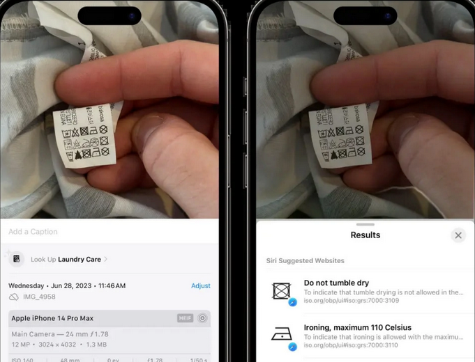 伊川苹果售后维修店分享iOS17看图查询功能有多大用处 