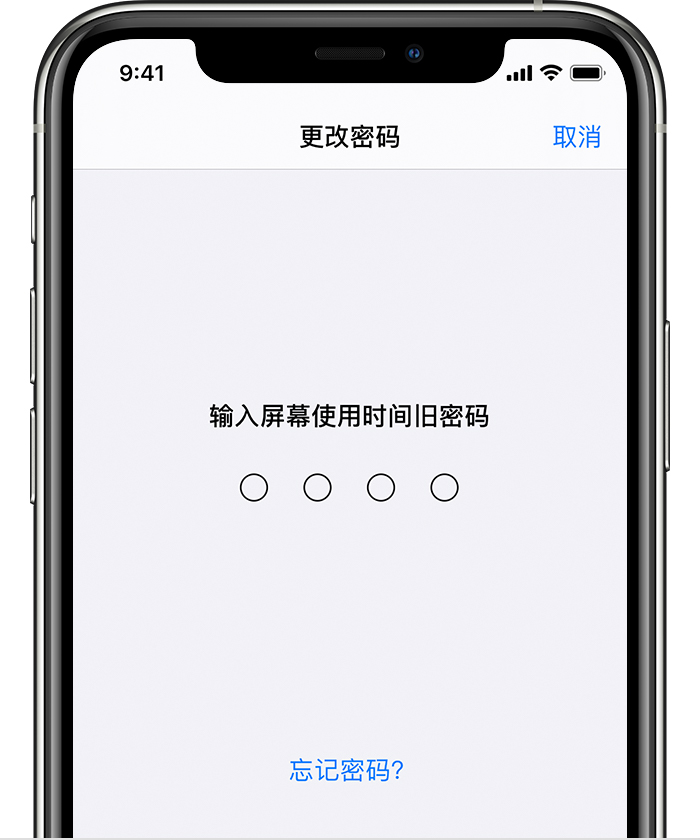 伊川苹果手机维修分享iOS 14 忘记屏幕使用时间密码怎么办 